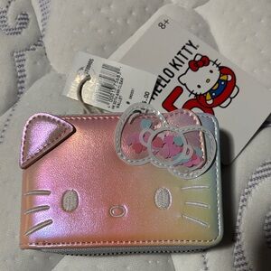 Hello Kitty Pink and White Accordion Wallet